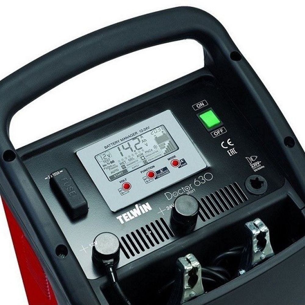 Elektronisches Multifunktionsladegerät, Starter und Tester Doctor Start 630 Elektronisches Multifunktionsladegerät, Starter und Tester Doctor Start 630