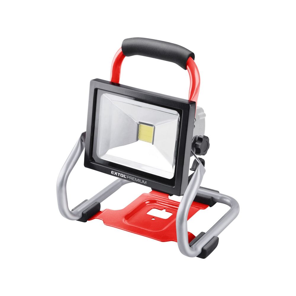Akumulátorové pracovné svetlo, Share20V, bez batérie a nabíjačky, LED 30W, EXTOL PREMIUM Akumulátorové pracovné svetlo, Share20V, bez batérie a nabíjačky, LED 30W, EXTOL PREMIUM