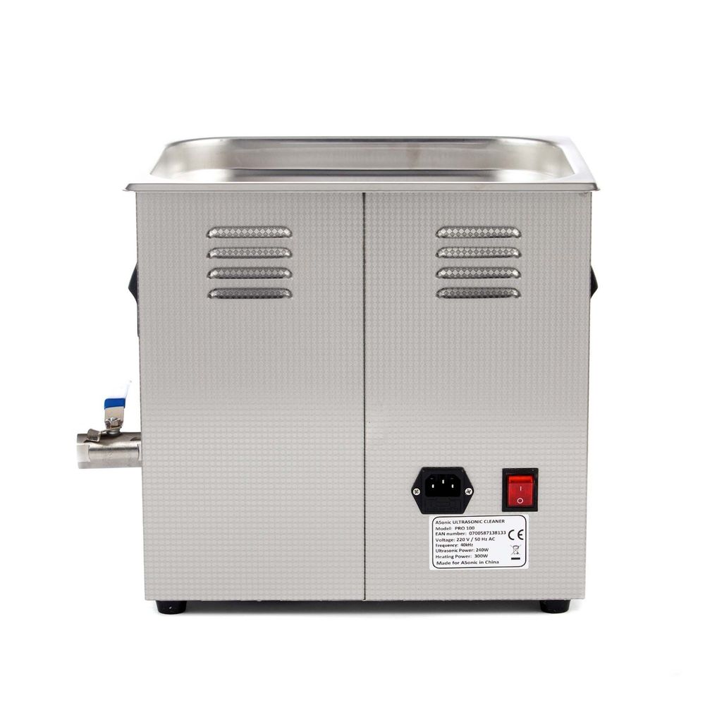 Ultrazvuková čistička 9l, 240W, 40kHz, 80°C Ultrazvuková čistička 9l, 240W, 40kHz, 80°C