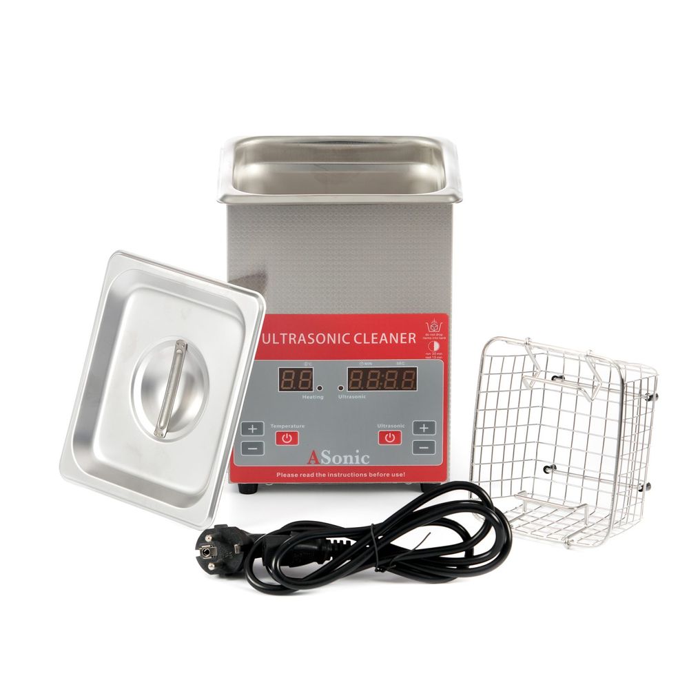 Ultrasonic cleaner 1,5l, 60W, 40kHz, 80°C Ultrasonic cleaner 1,5l, 60W, 40kHz, 80°C