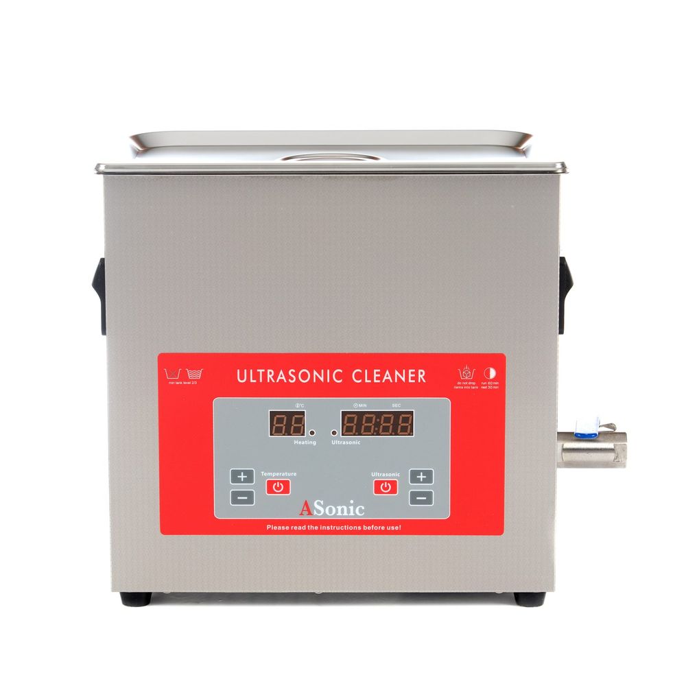 Ultrazvuková čistička 6.4l s funkcí odplynění, 240W, 40kHz, 80°C Ultrazvuková čistička 6.4l s funkcí odplynění, 240W, 40kHz, 80°C