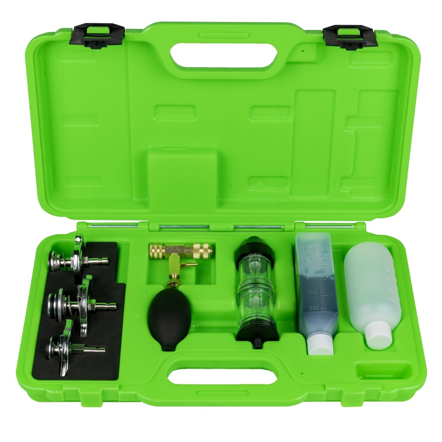 Tester tesnosti a úniku CO2 pod tesnením hlavy motora s adaptérmi Tester tesnosti a úniku CO2 pod tesnením hlavy motora s adaptérmi