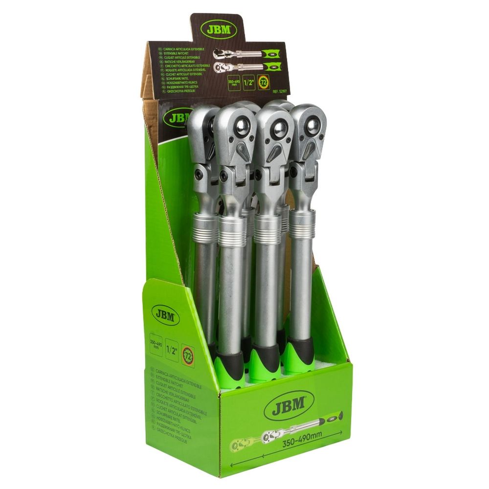 1/2” kihúzható 72 fogú racsnis 6db 1/2” kihúzható 72 fogú racsnis 6db