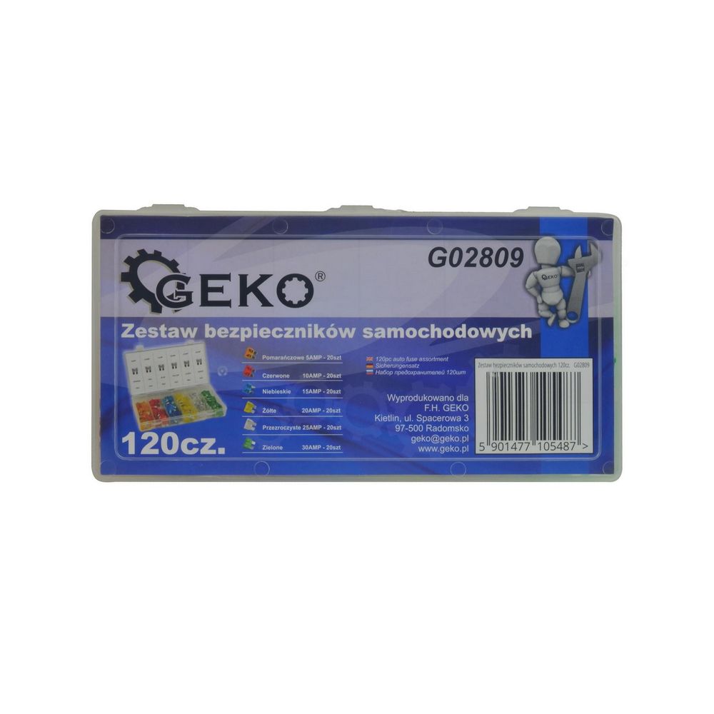 Sada autopoistiek 5A-30A, 120ks Sada autopoistiek 5A-30A, 120ks