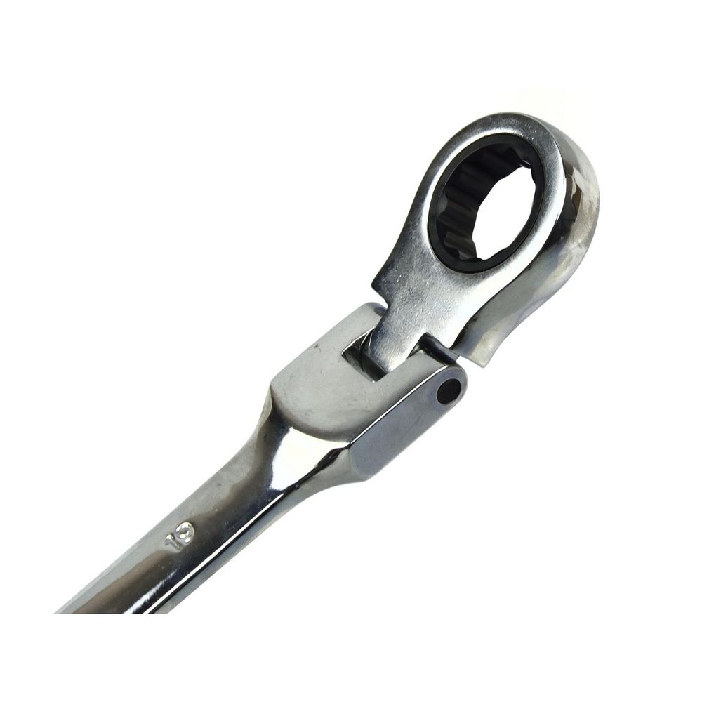 Ratchet combination spanner with flexible head Ratchet combination spanner with flexible head