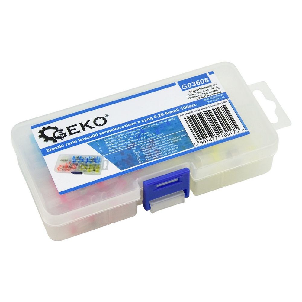 Set tuburi termocontractabile, 0,25-6mm, 100 bucăți Set tuburi termocontractabile, 0,25-6mm, 100 bucăți