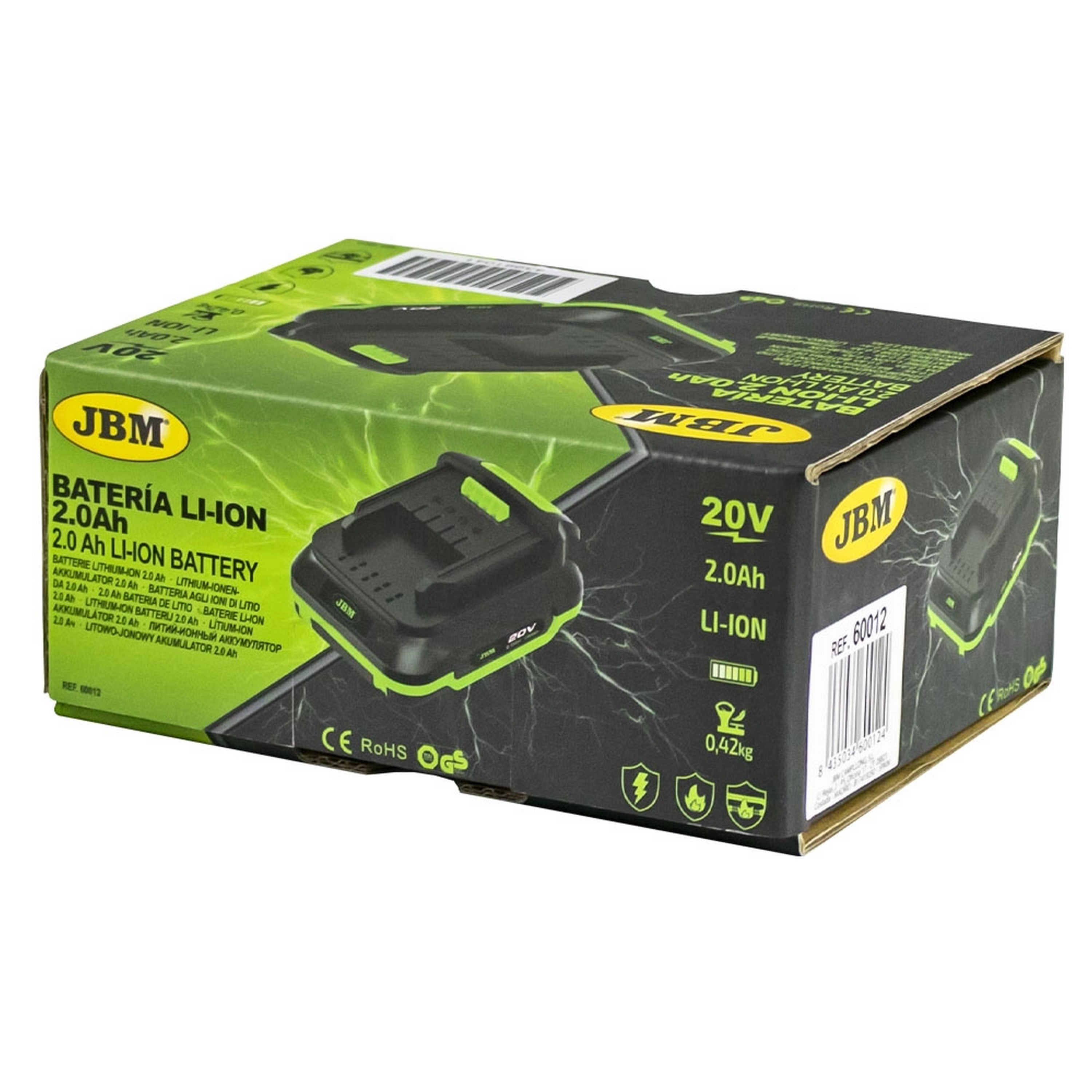 Li-Ion baterie 2,0Ah 20V Li-Ion baterie 2,0Ah 20V