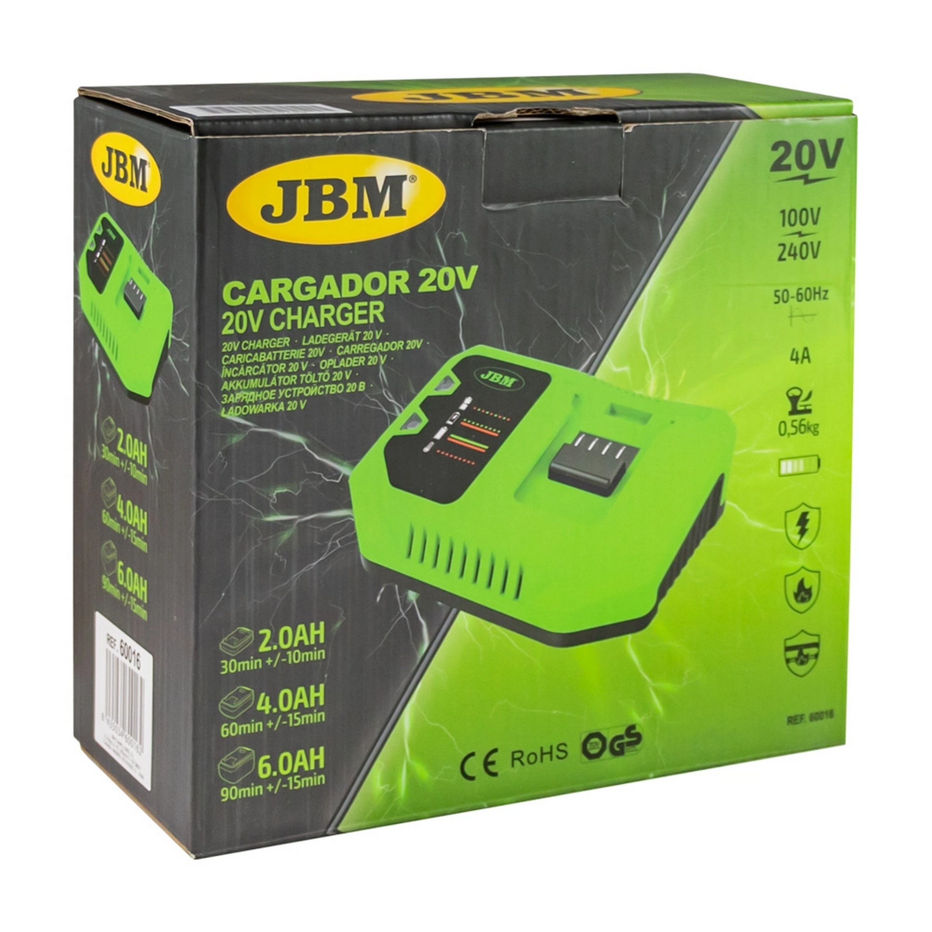 Nabíječka 20V, 4A Nabíječka 20V, 4A