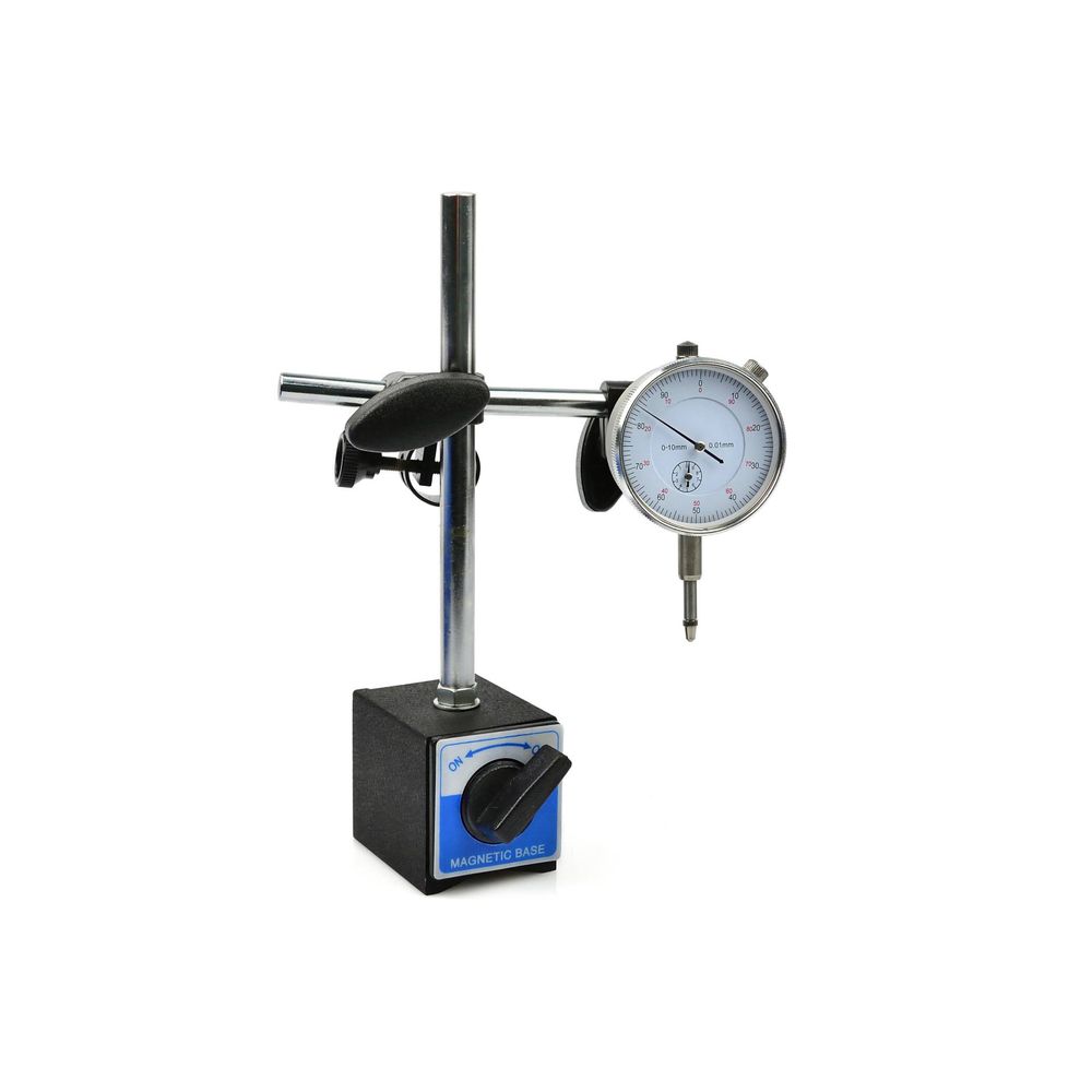 Číselníkový hloubkoměr s magnetickou základnou Číselníkový hloubkoměr s magnetickou základnou