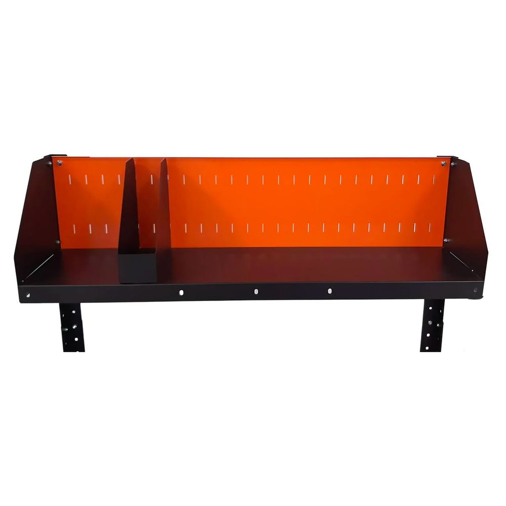 Banc mobil mobil, 125x75cm, cu perete lateral perforat Banc mobil mobil, 125x75cm, cu perete lateral perforat