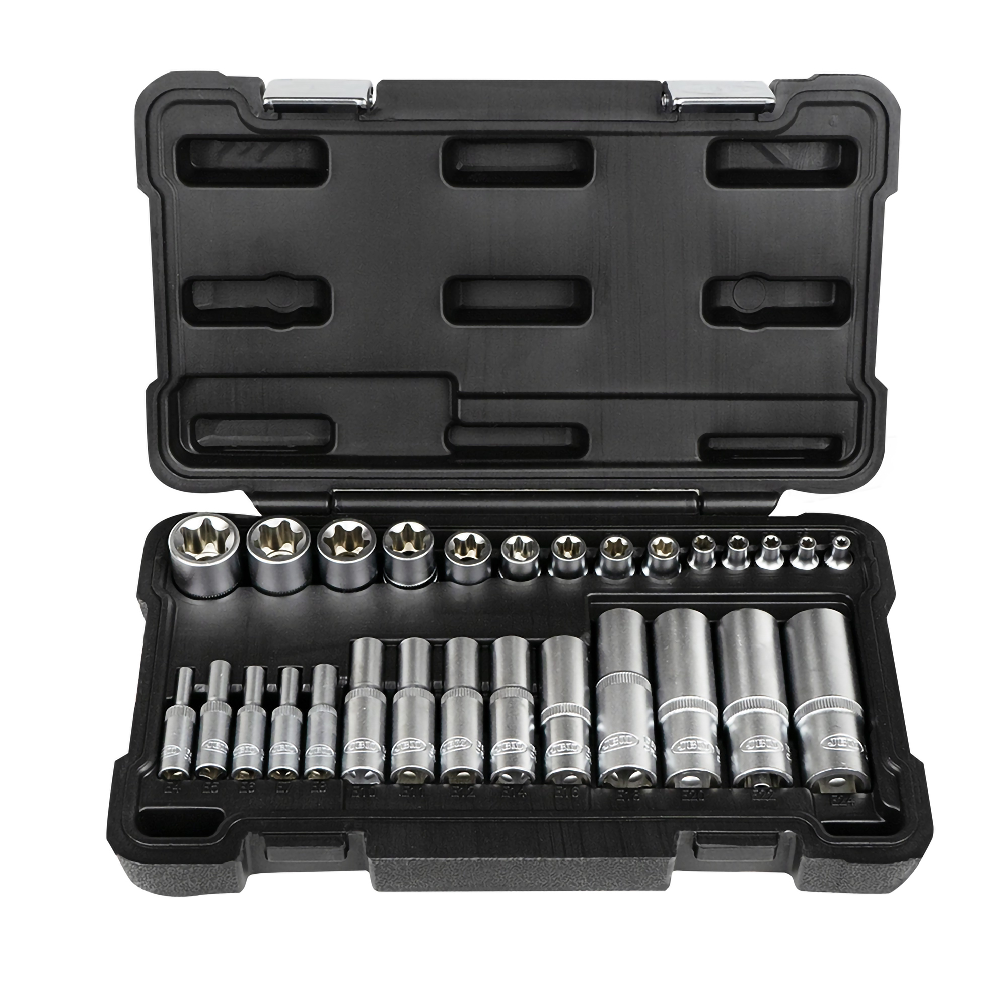 Satz kurze und lange Torx-Stecknüsse, 28-tlg Satz kurze und lange Torx-Stecknüsse, 28-tlg