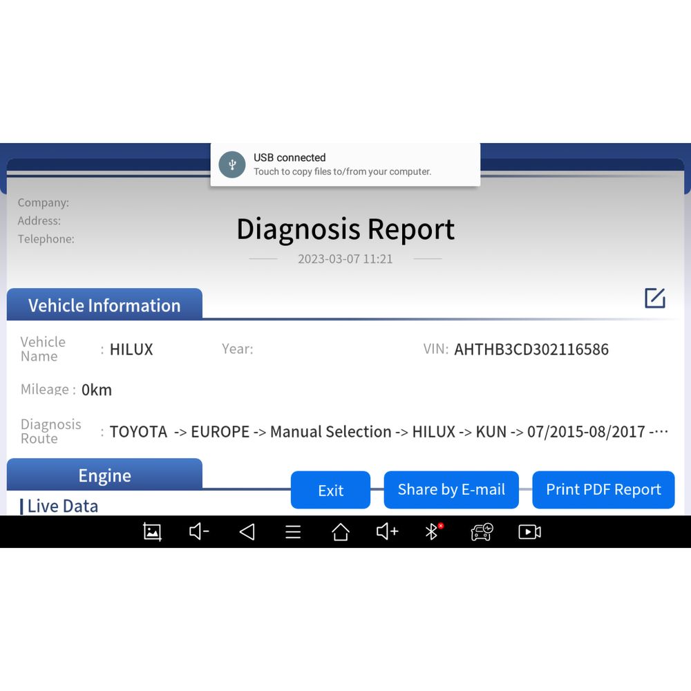 Univerzálny diagnostický skener Anyscan A30 OBD II pre iOS a Android, WIFI Univerzálny diagnostický skener Anyscan A30 OBD II pre iOS a Android, WIFI