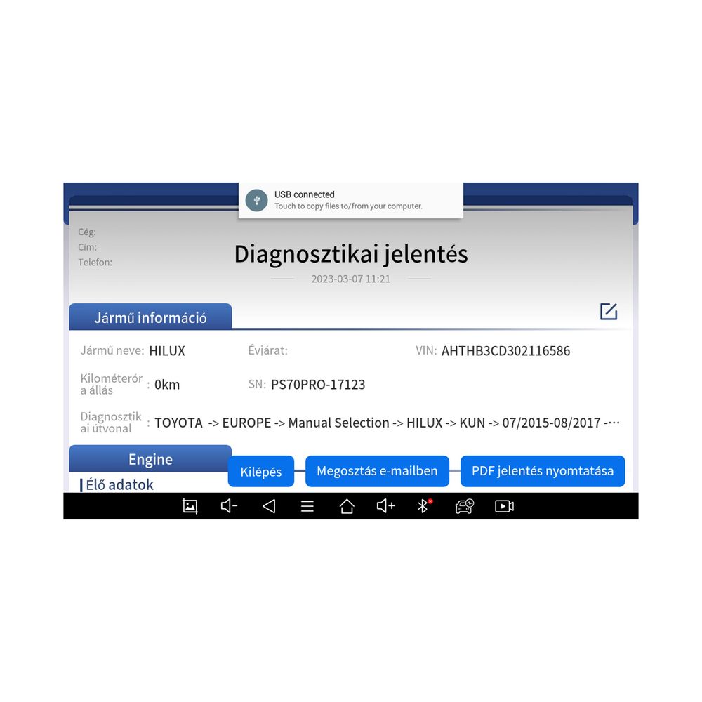 Nástroj OBD II na diagnostiku auta Nástroj OBD II na diagnostiku auta