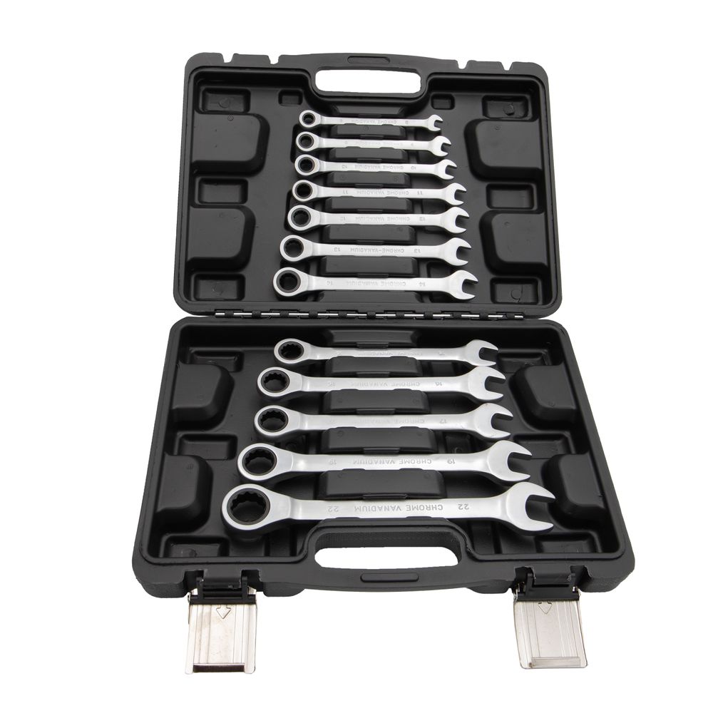 Combination ratchet wrench set, 12pcs Combination ratchet wrench set, 12pcs