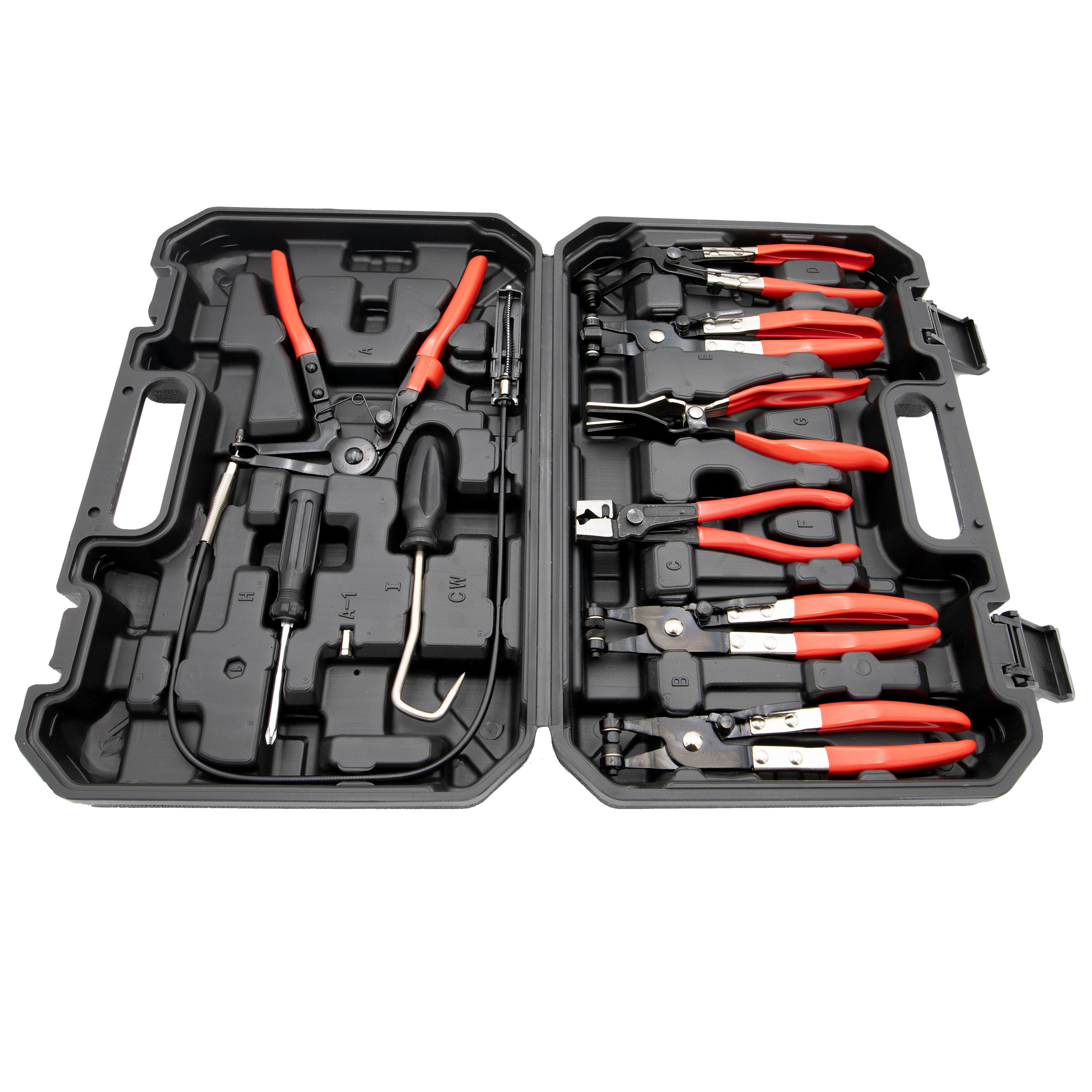 Kit clești cleme furtun, 9 buc Kit clești cleme furtun, 9 buc