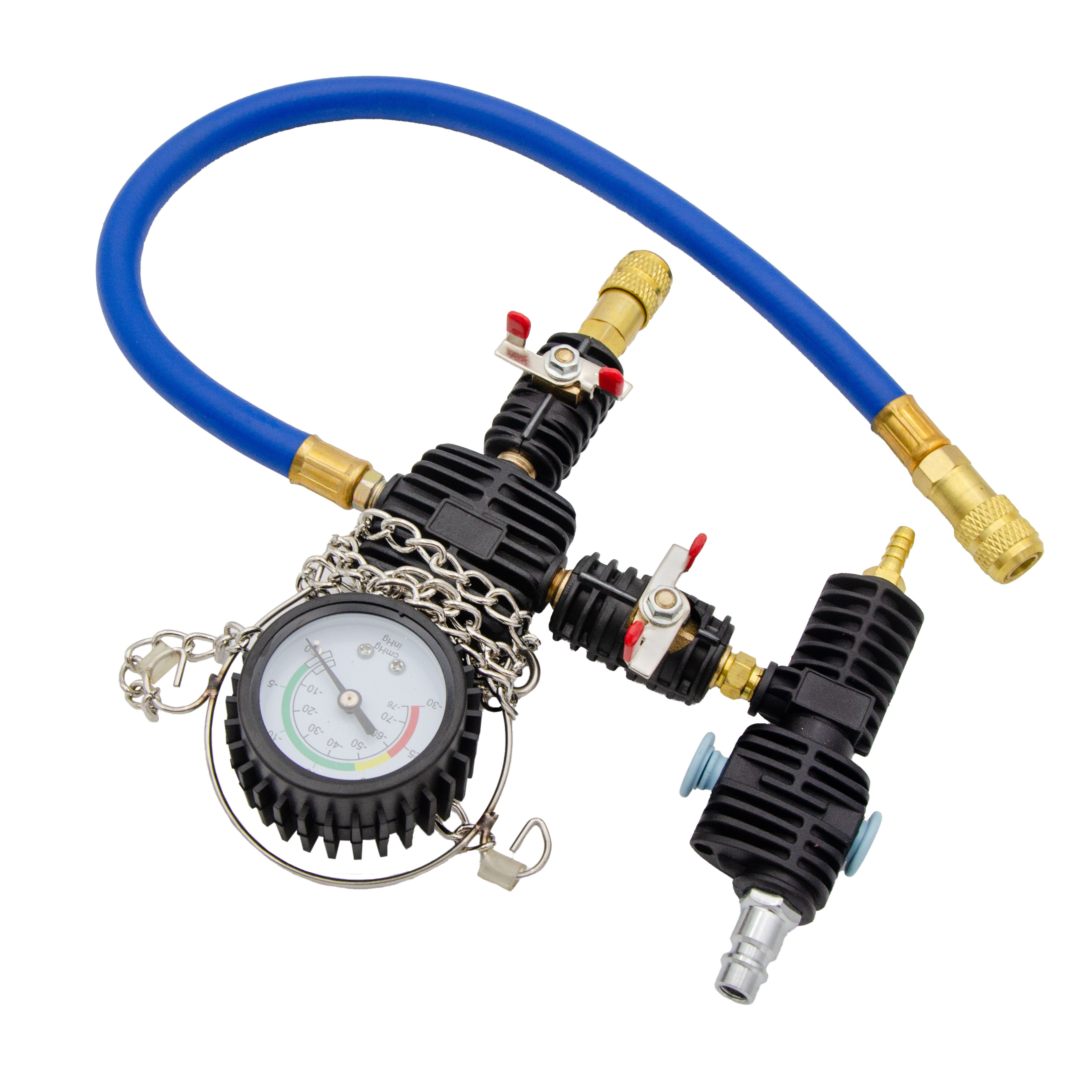 Kit de testare a presiunii sistemului de răcire și a capacului radiatorului, 27 buc Kit de testare a presiunii sistemului de răcire și a capacului radiatorului, 27 buc