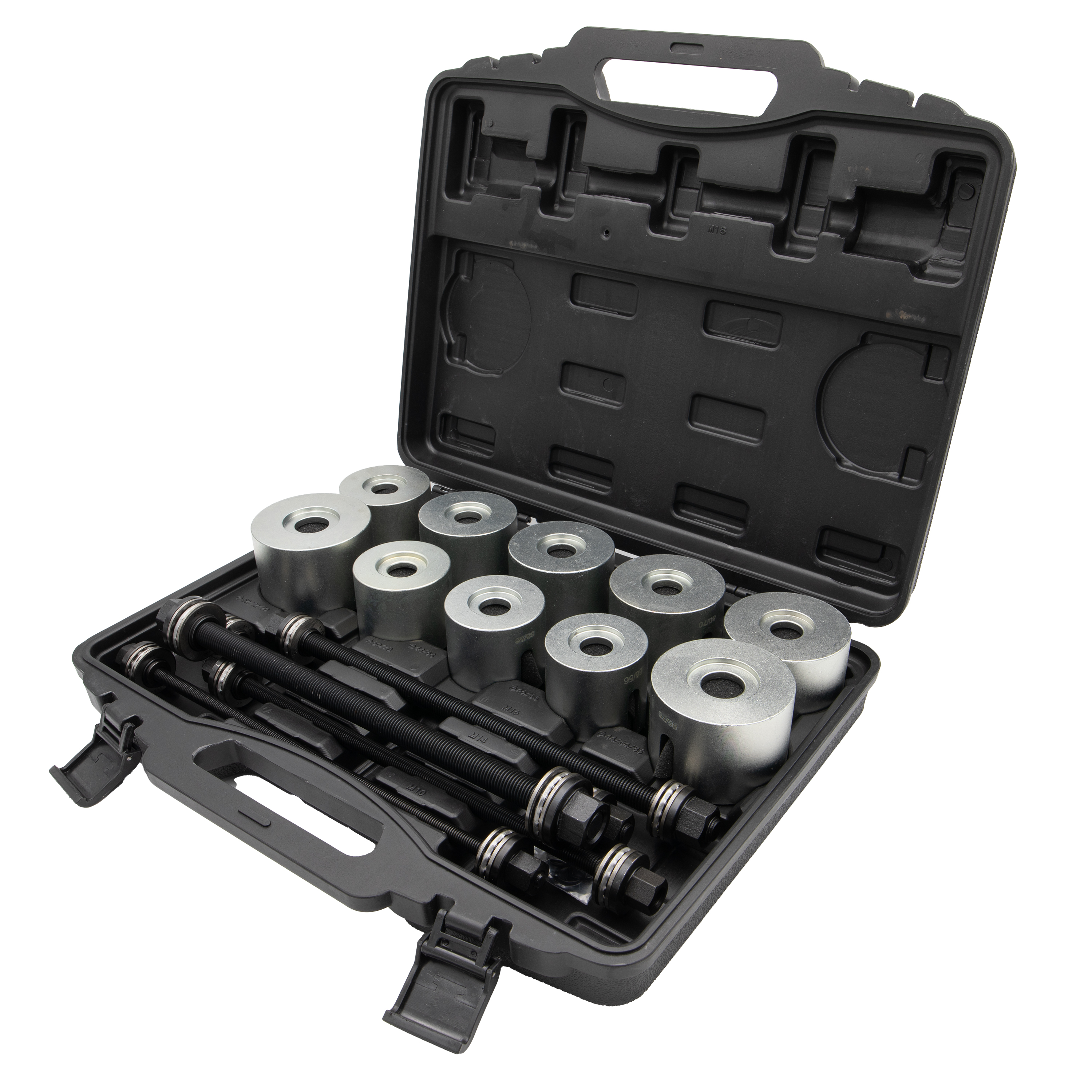 Univerzálna sada lisovacích adaptérov, 34-80mm, 27ks Univerzálna sada lisovacích adaptérov, 34-80mm, 27ks