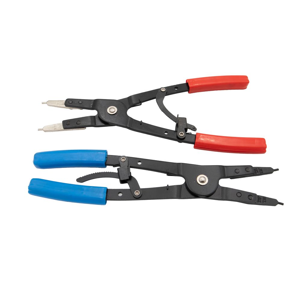 Circlip plier set with changeable tips Circlip plier set with changeable tips