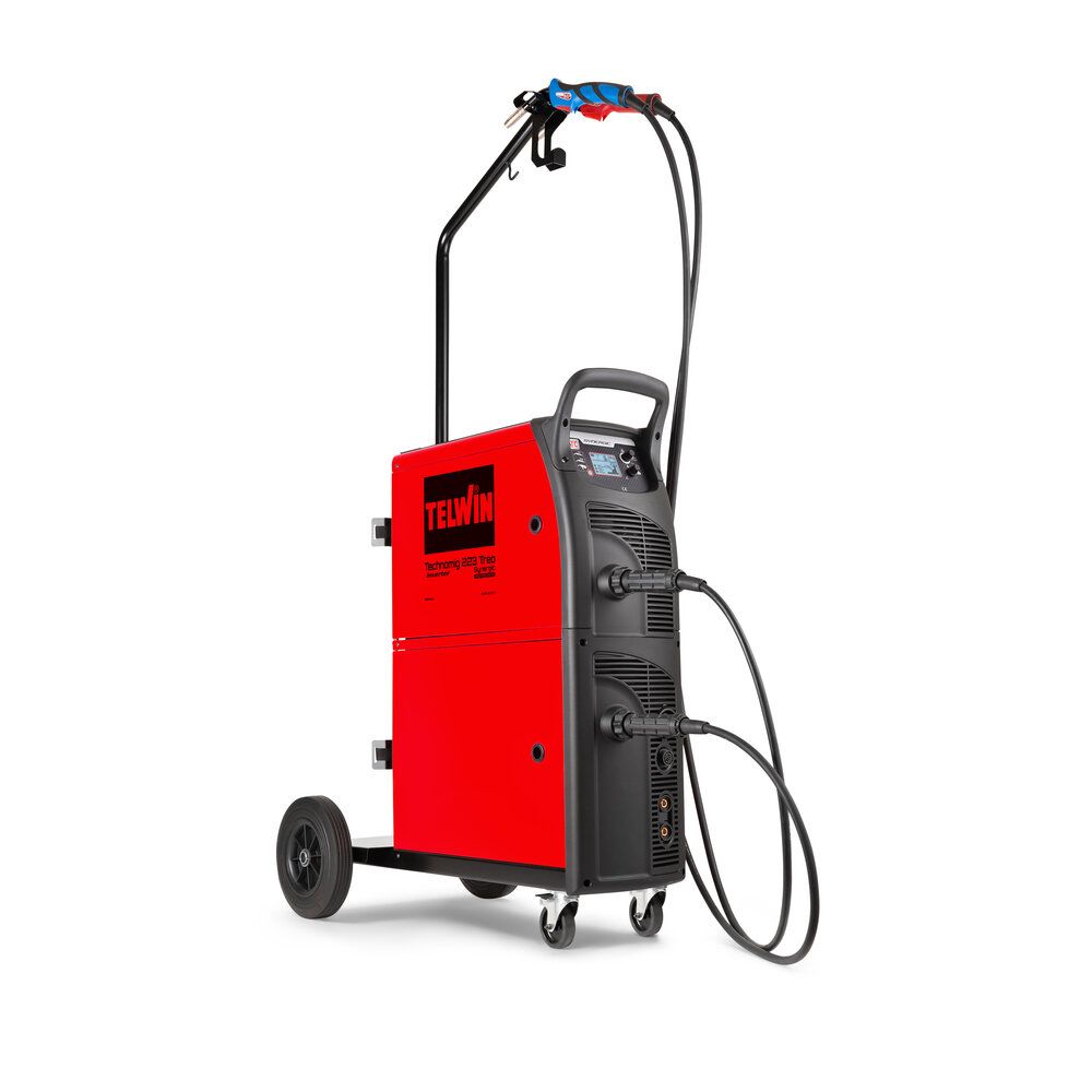 MIG-MAG/FLUX/Löten/MMA/WIG Technomig 223 Treo Synergic Schweißgerät, 230 V MIG-MAG/FLUX/Löten/MMA/WIG Technomig 223 Treo Synergic Schweißgerät, 230 V