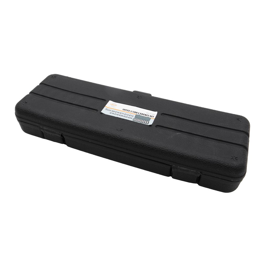 Set tubulare E-torx, E8-E24,patrat de 1/2", 10 buc Set tubulare E-torx, E8-E24,patrat de 1/2", 10 buc