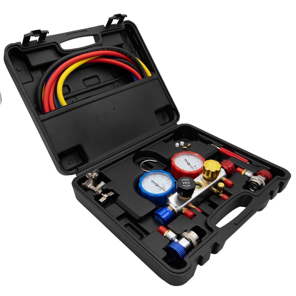 Car air conditioner charging kit, manual Car air conditioner charging kit, manual