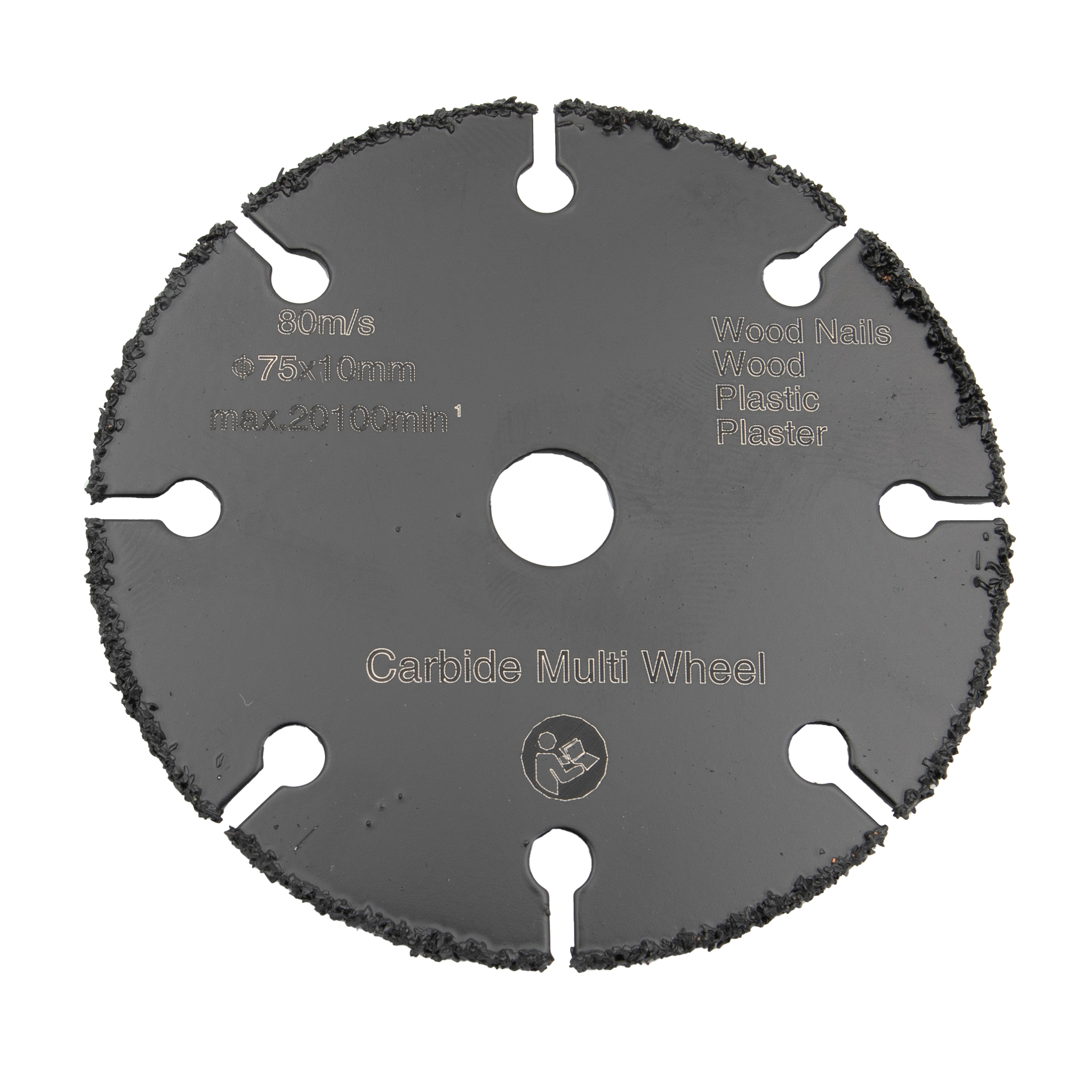Řezný kotouč na dřevo, plast, sádrokarton, 75mm Řezný kotouč na dřevo, plast, sádrokarton, 75mm