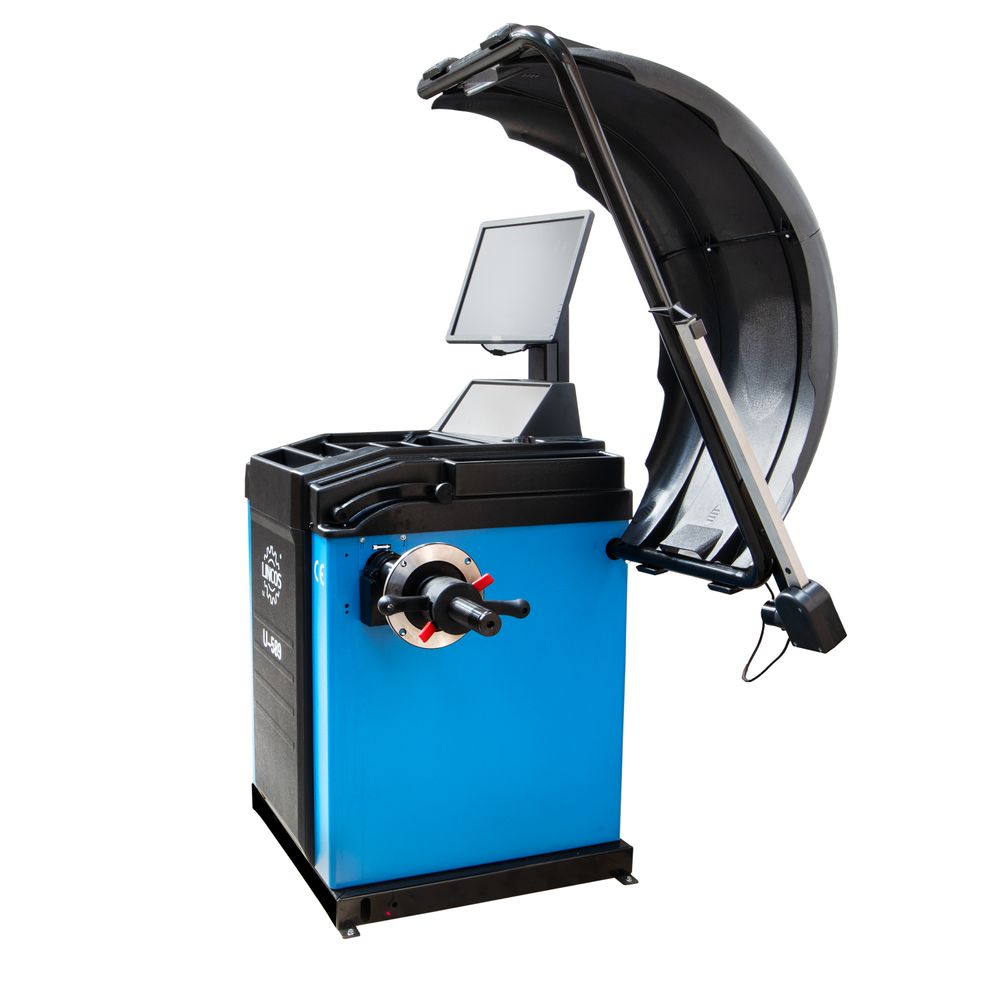 Echilibrator de roți 10"-24", măsurare automată a datelor, monitor LCD de 17" și interfață cu utilizatorul în mai multe limbi Echilibrator de roți 10"-24", măsurare automată a datelor, monitor LCD de 17" și interfață cu utilizatorul în mai multe limbi