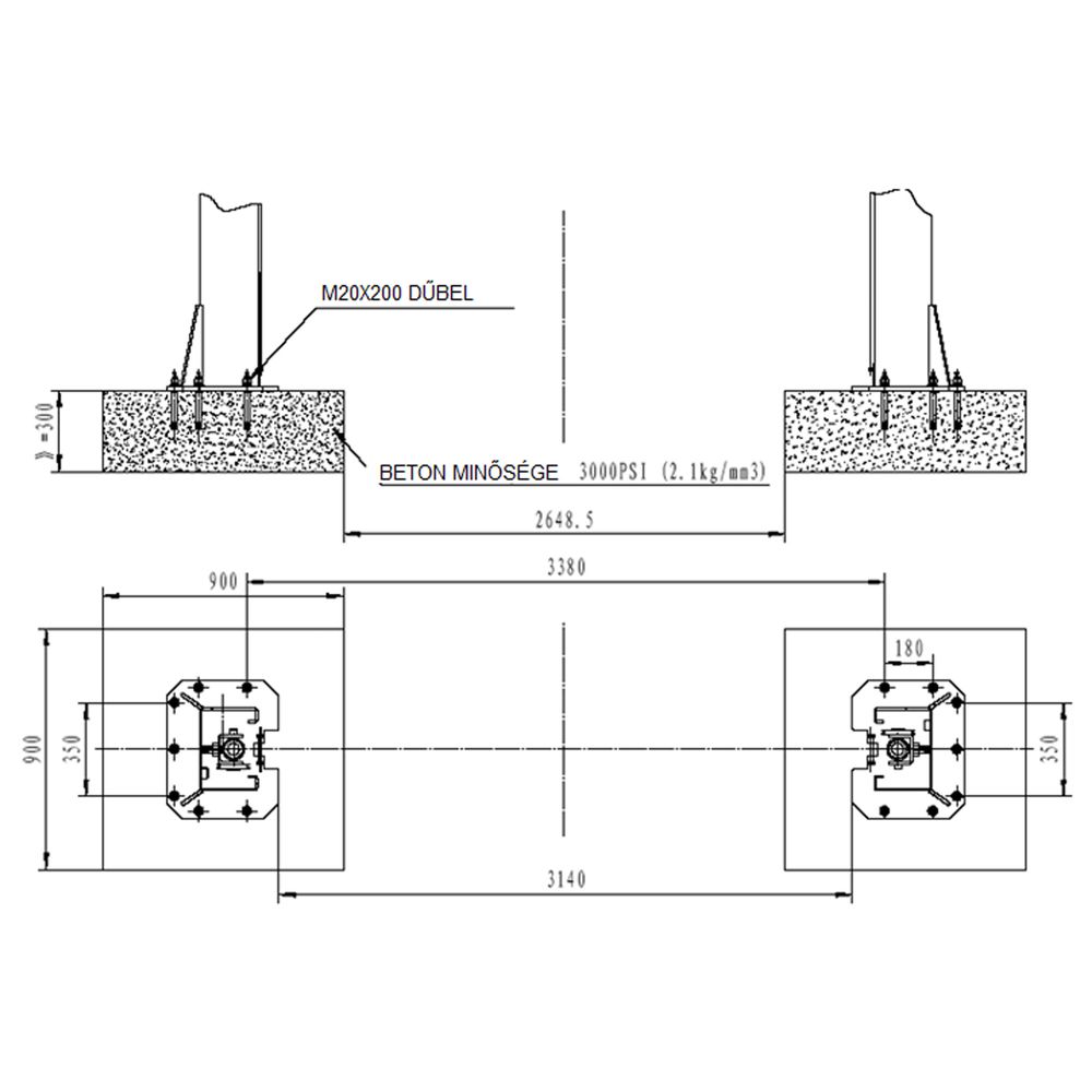 Elevator cu doua coloane, 5,5t Elevator cu doua coloane, 5,5t