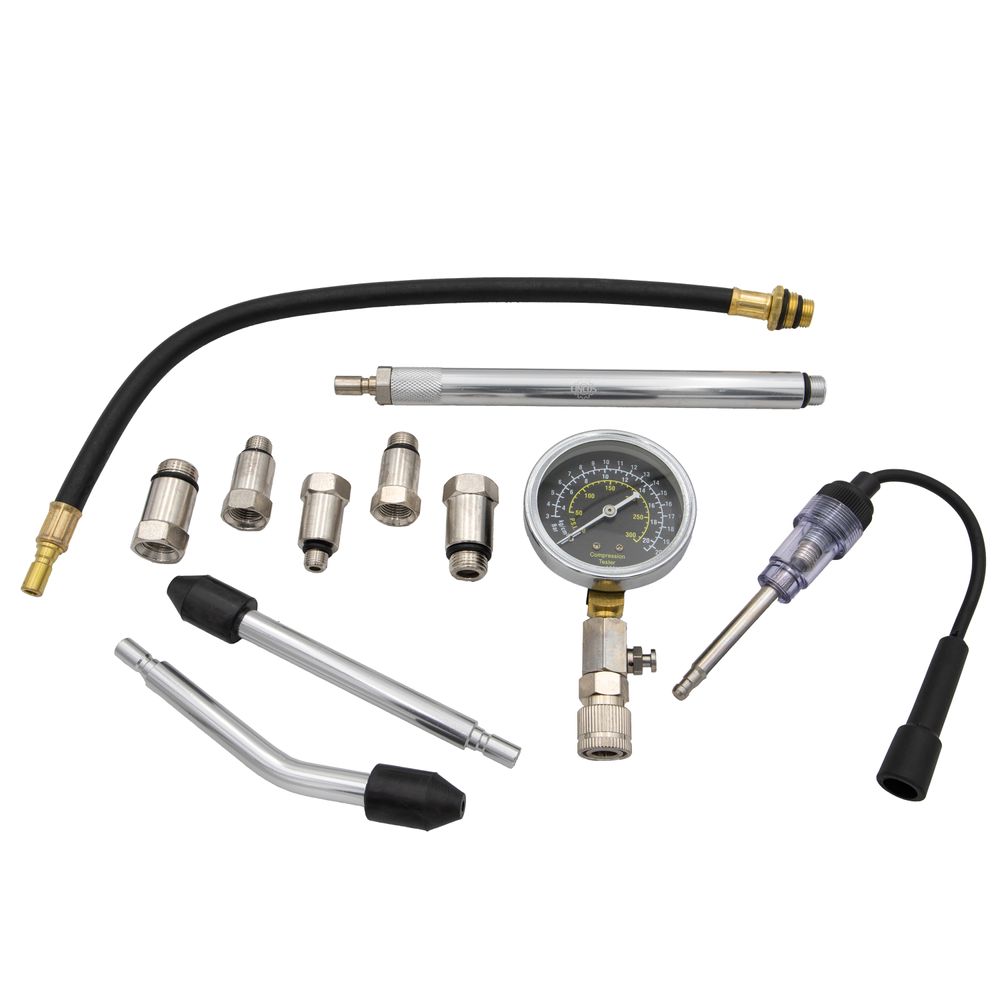 Kompressziómérő készlet benzines motorokhoz, 8db Kompressziómérő készlet benzines motorokhoz, 8db