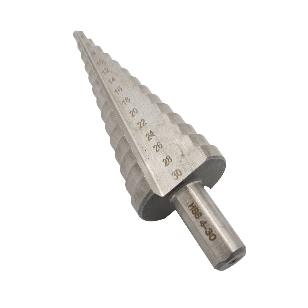 Stupňovitý kuželový vrták 4-30mm, HSS Stupňovitý kuželový vrták 4-30mm, HSS