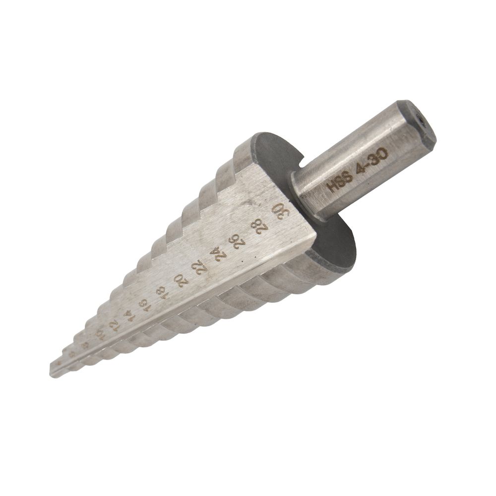 Stupňovitý kuželový vrták 4-30mm, HSS Stupňovitý kuželový vrták 4-30mm, HSS