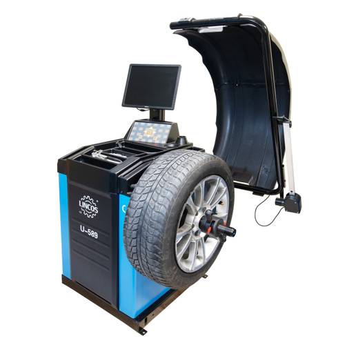 Kerékkiegyensúlyozó, centírozó gép 10"-24", automatikus kerékadat adatbevitel, 17" LED monitor, többnyelvű interfész Kerékkiegyensúlyozó, centírozó gép 10"-24", automatikus kerékadat adatbevitel, 17" LED monitor, többnyelvű interfész