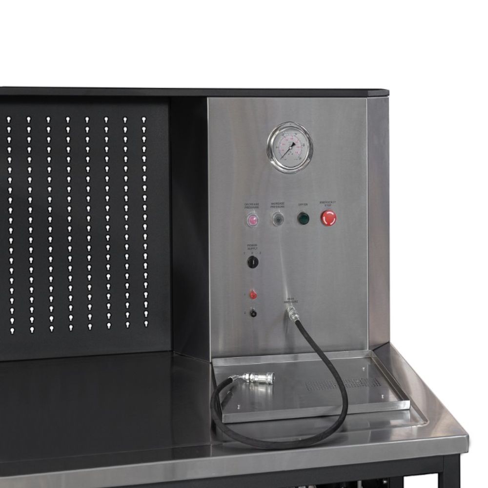 Test bench for diagnostics of brake calipers Test bench for diagnostics of brake calipers