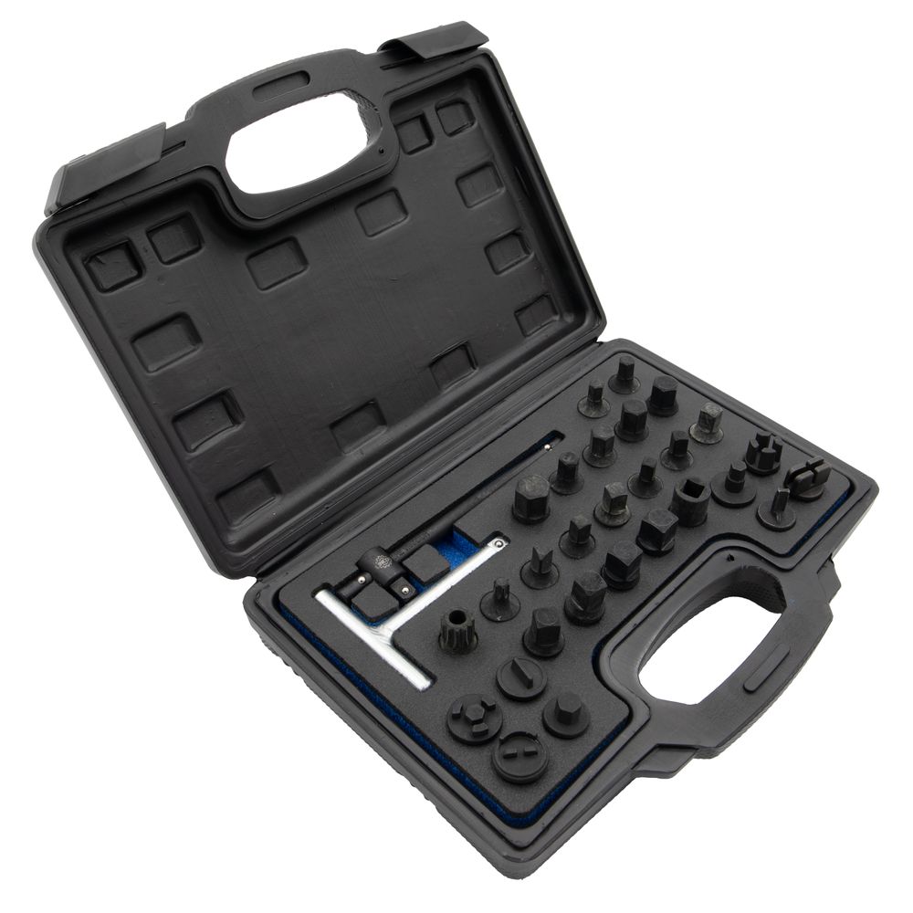 Oil drain plug socket set, 30pcs Oil drain plug socket set, 30pcs