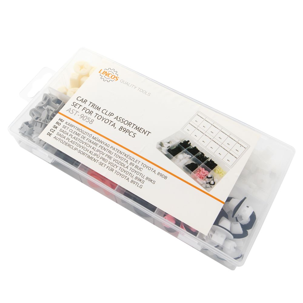 Set cleme si clipsuri ornamentele pentru Toyota, 89 buc Set cleme si clipsuri ornamentele pentru Toyota, 89 buc