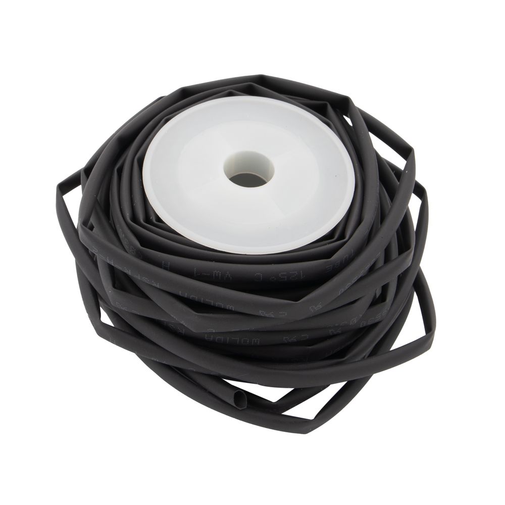 Tub termocontractabil tip rola, ø3mm, negru, 8m Tub termocontractabil tip rola, ø3mm, negru, 8m