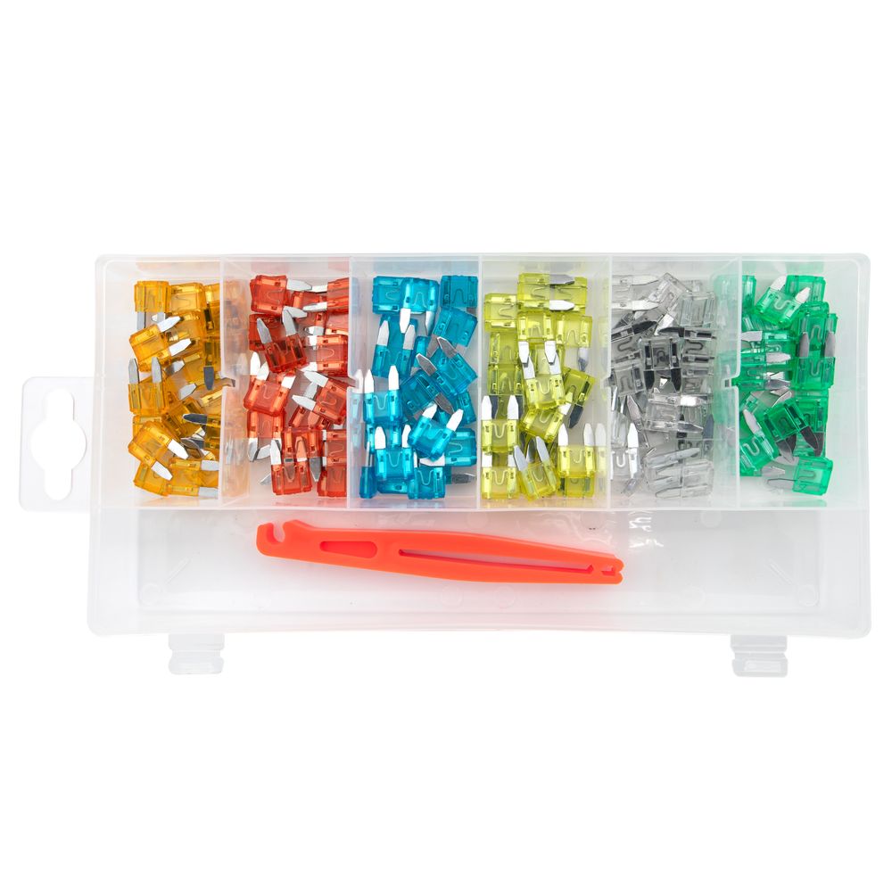Mini car fuse assortment set, 121pcs Mini car fuse assortment set, 121pcs