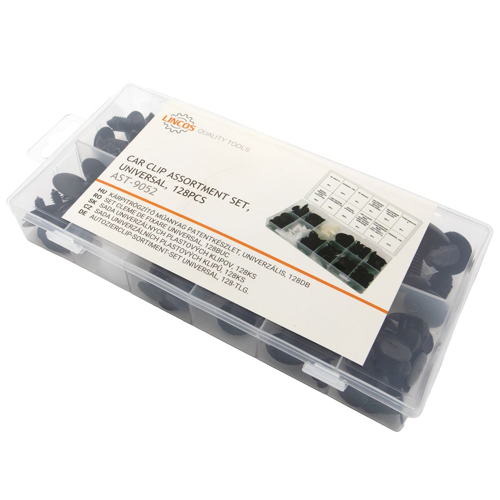 Car clip assortment set, universal, 128pcs Car clip assortment set, universal, 128pcs