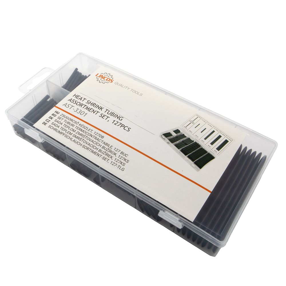 Heat shrink tubing assortment set, 127pcs Heat shrink tubing assortment set, 127pcs