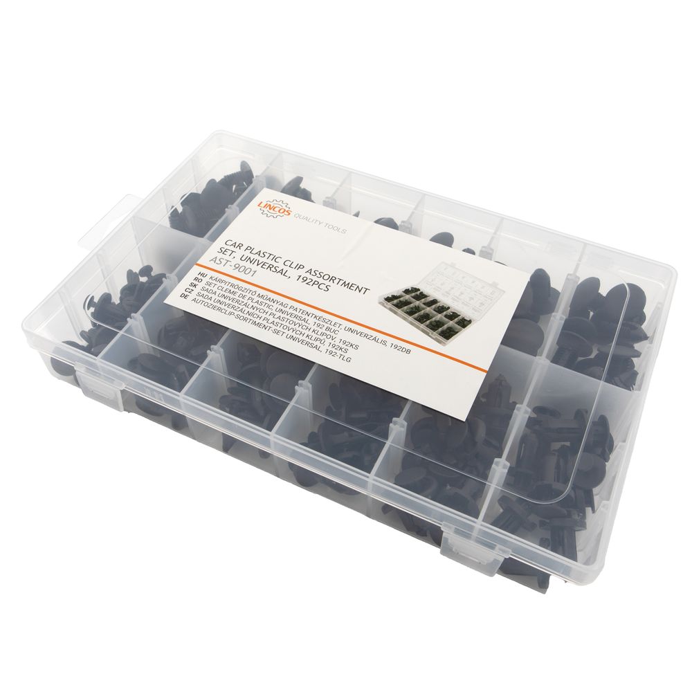 Set cleme si clipsiri caroserie universal, 192 buc Set cleme si clipsiri caroserie universal, 192 buc