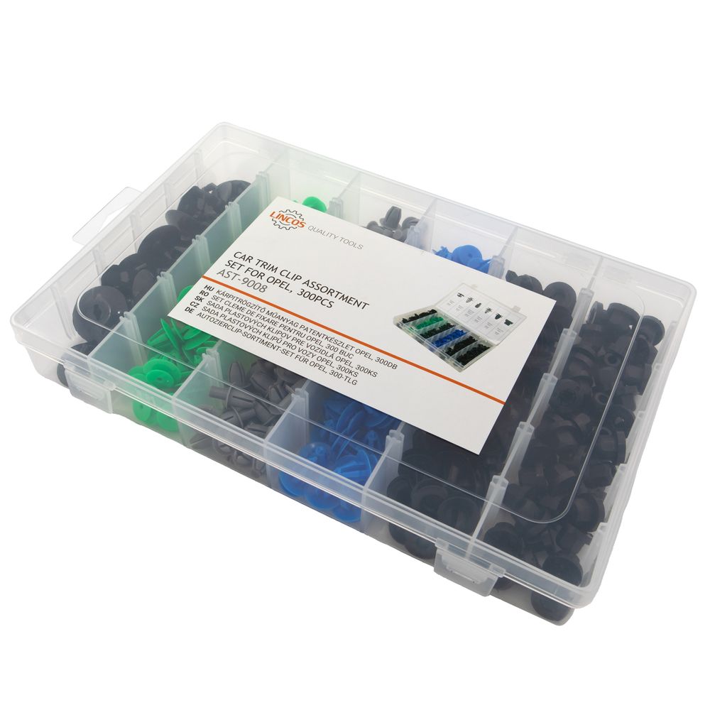 Car trim clip assortment set for Opel, 300pcs Car trim clip assortment set for Opel, 300pcs