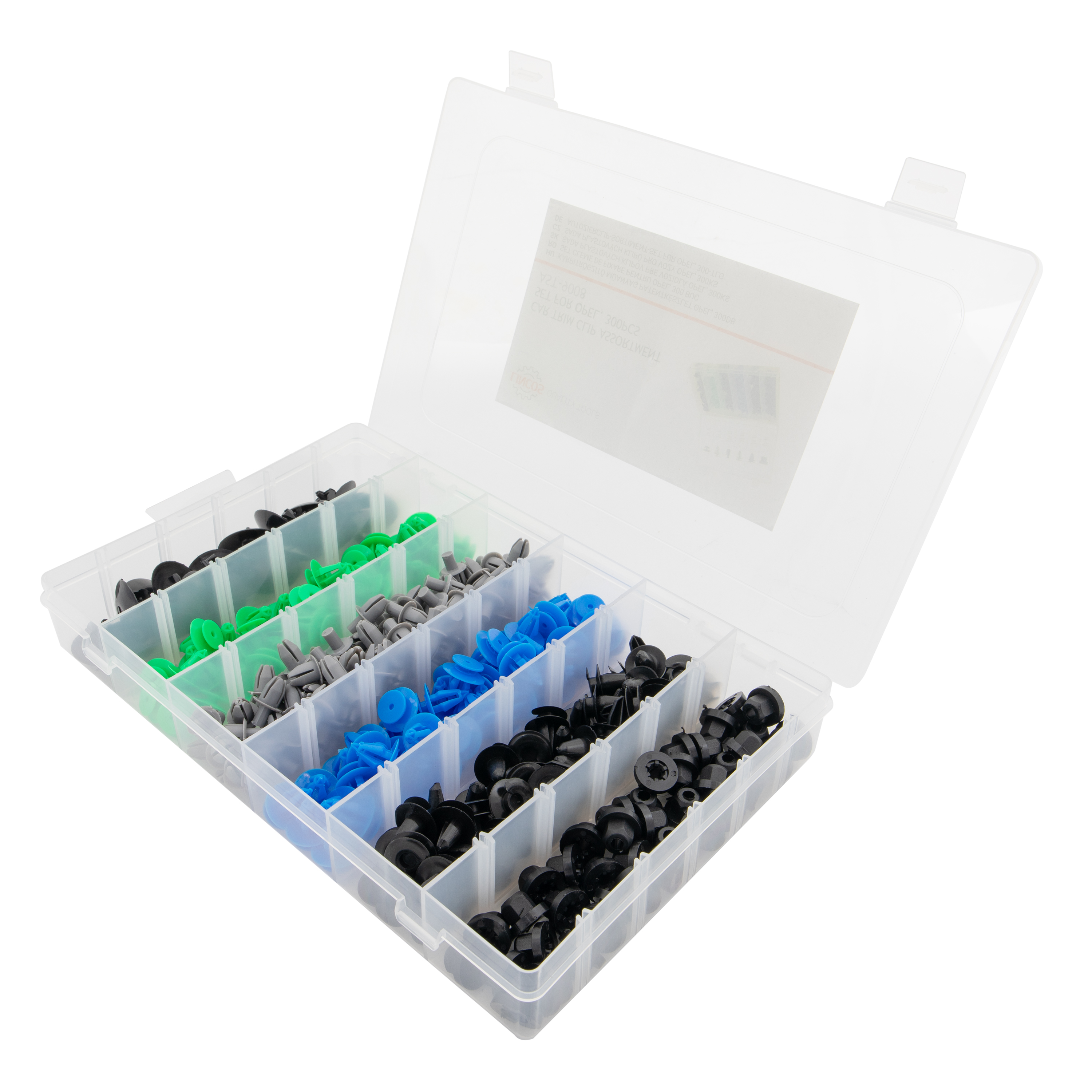 Car trim clip assortment set for Opel, 300pcs Car trim clip assortment set for Opel, 300pcs