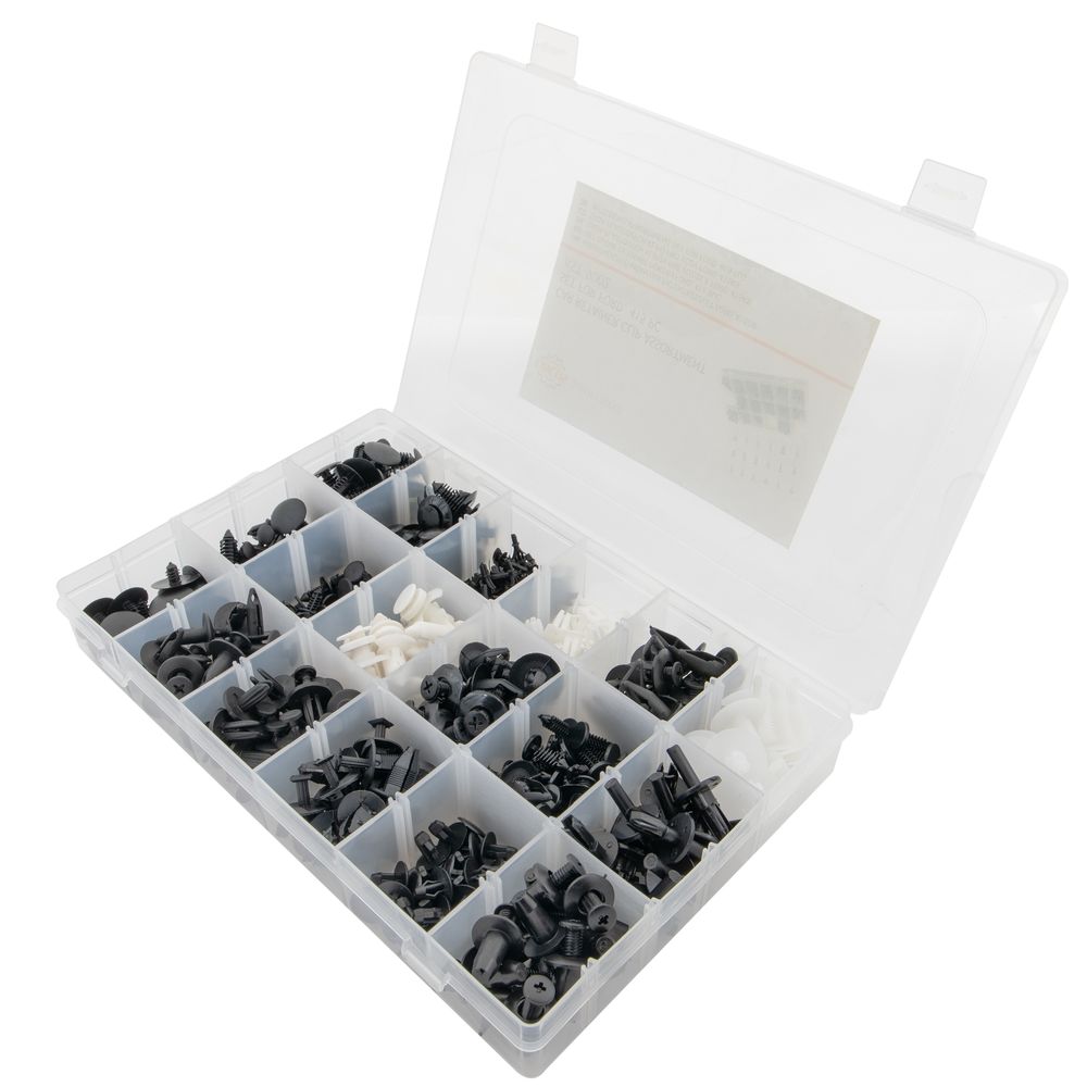 Car retainer clip assortment set for Ford, 415 pc Car retainer clip assortment set for Ford, 415 pc