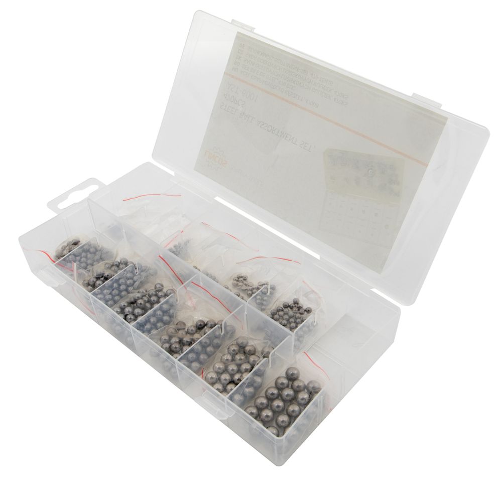 Steel ball assortment set, 470pcs Steel ball assortment set, 470pcs