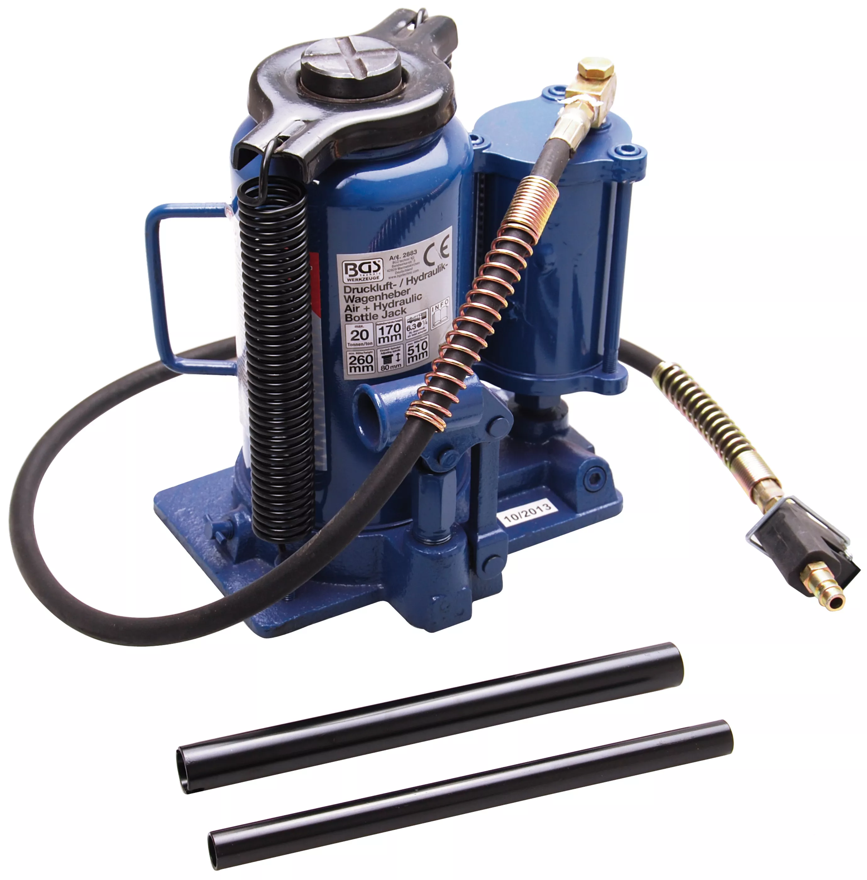 Vzduchohydraulický zvedák, 20t Vzduchohydraulický zvedák, 20t