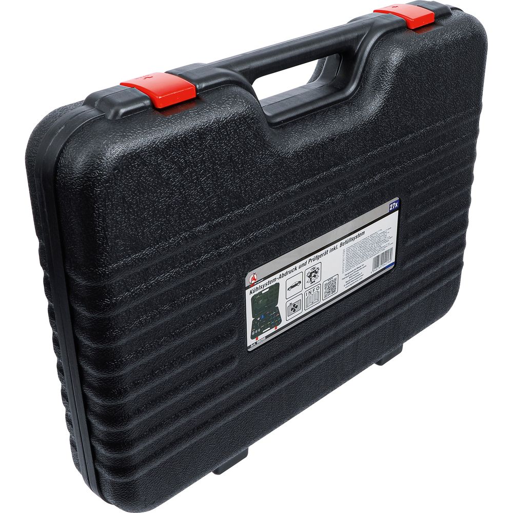 Radiator Pressure and Cooling System Tester Kit, 27 pcs Radiator Pressure and Cooling System Tester Kit, 27 pcs