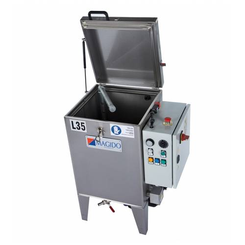 Automatic parts washer with hot water and bio-degradable detergent, 230V Automatic parts washer with hot water and bio-degradable detergent, 230V