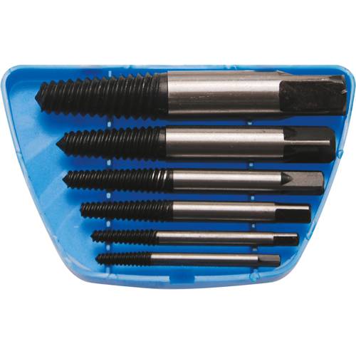 Screw Extractor Set, Sizes 1 - 6, 6 pcs. Screw Extractor Set, Sizes 1 - 6, 6 pcs.