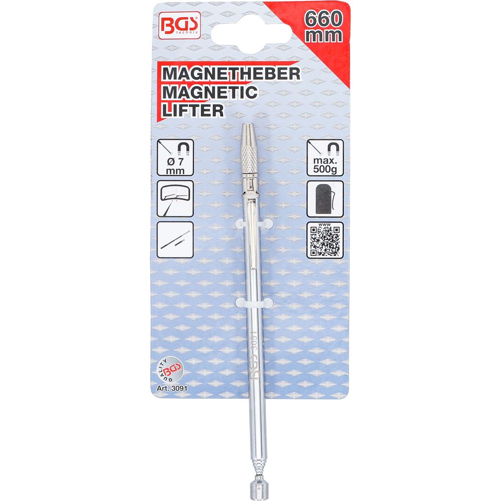 Magnetheber, 660 mm, Tragkraft 0,5 kg Magnetheber, 660 mm, Tragkraft 0,5 kg