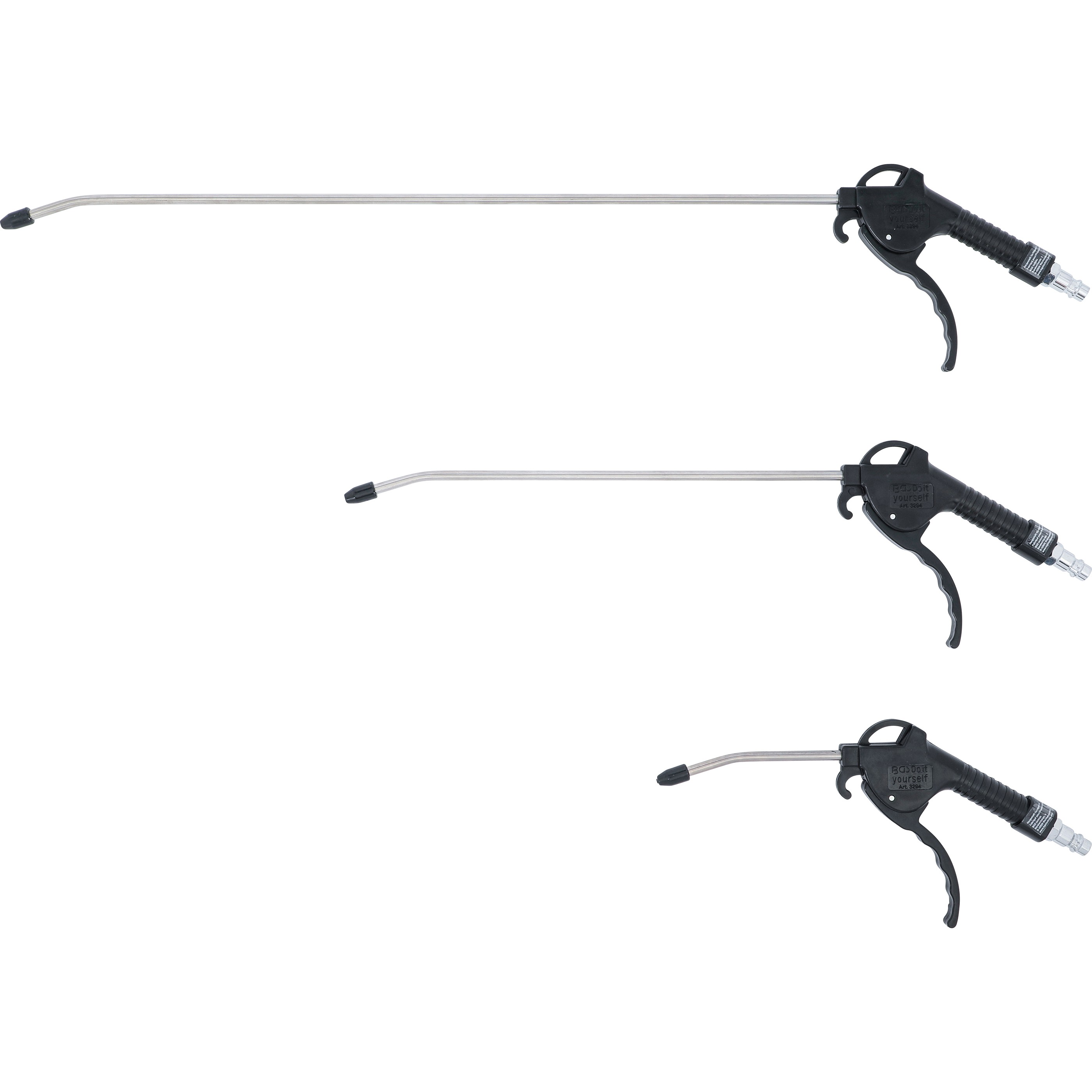Sada ofukovacích pistolí 110/300/500 mm, 3 ks Sada ofukovacích pistolí 110/300/500 mm, 3 ks